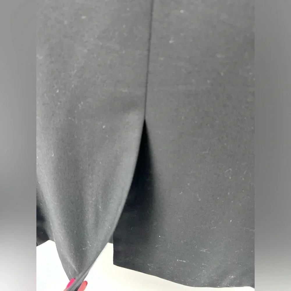 Vintage Burberry's Sport Coat Blazer Wool Black Silver Buttons 42R